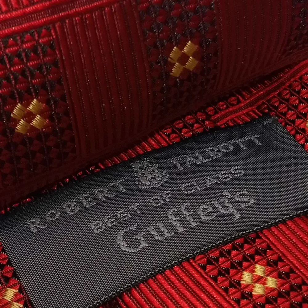 Robert Tolbott B.O.C. Guffey's 100% Silk Tie
